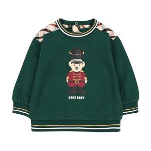 [닥스베이비]닥스베이비 병정베어 그래픽 맨투맨 (EUW30TM09M_GN)