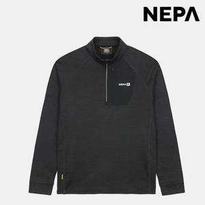 네파[택가 129,000원] 남성 패스파인더 우븐 포켓 기모 집업 티셔츠 7K75412