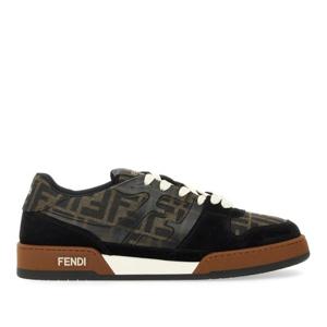 펜디 로고 프린트 가죽 로우탑 스니커즈 7E1688 AQ6IF1PXA