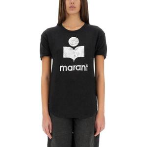 이자벨마랑에뚜왈 반팔 티셔츠 TS0004FA A1N10E01BK BLACK