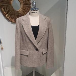 르피타 HC06 원버튼 포켓 카라 숏 자켓(베이지) L254UJKA62