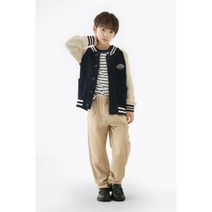 컬러 블록 봄버 가디건 T42F7WCD500BT1