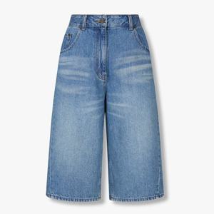 톰보이  백 디테일 배기핏 하프 데님팬츠 (9105362108)