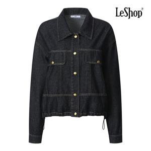 르샵  스티치 카라넥 생지 데님 자켓 (BP9JK009A)