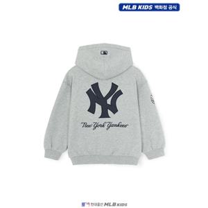 [MLB키즈US] (7AHDB1356-50MGL) 스트릿 쿠퍼스 로고 기모 후드 집업 아동집업 키즈집업
