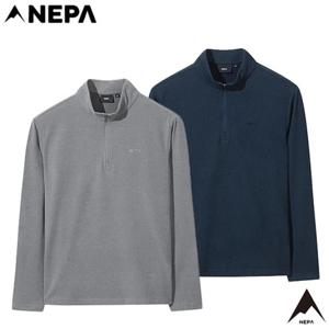 네파[택가 119.000원](7L75417) 남성 가을겨울 친환경 울라이크 기모 집업 티셔츠