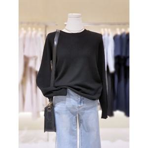 [숲]브이 포인트 라운드넥 니트  SB9LK31