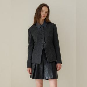 [올리브데올리브]넥변형 헤링본 자켓 OE5WJ956