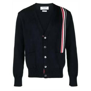 라프리마 톰브라운 RWB 스트라이프 인타르시아 코튼 가디건 MKC530A Y3017 415