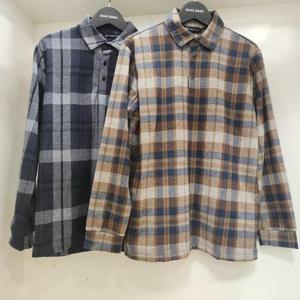 뱅뱅 HC15 뱅뱅 가을 겨울 빅사이즈  남성 체크 자카트 카라 긴팔 티셔츠 BTL656