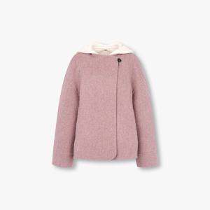 [보브]디태처블 니트 후드 울 자켓 7124410102