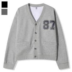 남자 보스턴 87 브이넥 기모 가디건 AC-CA-Q081-멜란지