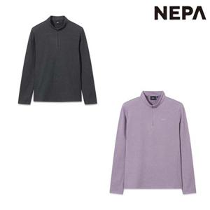 [네파]7L85417 여성 겨울 등산 캠핑 집업 기모 티셔츠 울 라이크 티