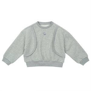 [티파니(정상)]멜란 배색티(T45KBT040)