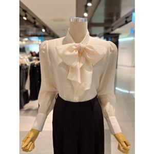 ab.fz 리본타이 퍼프 포멀룩 블라우스 (ABXA1HB32A1) US