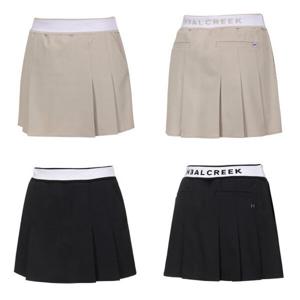 [힐크릭]여성골프스커트 니트배색 플리츠큐롯 1HCCUF1729_SC