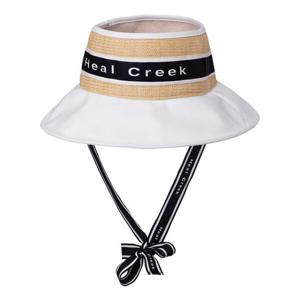 [힐크릭]여성골프모자 H422 여성 배색변형 천연초햇 2HCHTM48117