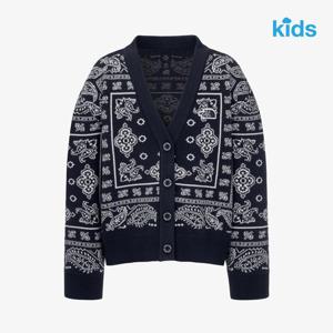 노스페이스키즈 페이즐리 가디건-NJ5SR53S