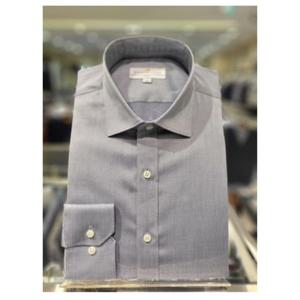 [카운테스마라셔츠](양말증정)착용감좋은 텐셀 혼방  블루 슬림핏 긴소매CDH3B13009G0