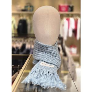 [파리게이츠]521E4AC002_BL-여성 테슬 디테일 롱 니트 머플러-(25년겨울)