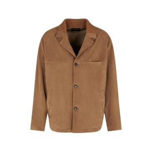 25 FW 엠포리오아르마니 버튼 스웨이드 재킷 EM003657TE16803 TP443872780