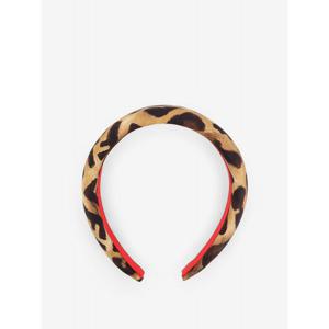 [FENDI] 라프리마 여성 Lifestyle 실크 헤어밴드 위드 Leo 프린트 FXQ711 AVP6F0QF0 Marrone /12