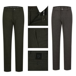 [벤제프][벤제프골프] 남성 TR 체크 팬츠 BQ4MMSL104