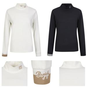 [벤제프][벤제프골프] 여성 니트소매단 하이넥티 BQ4MWTL601