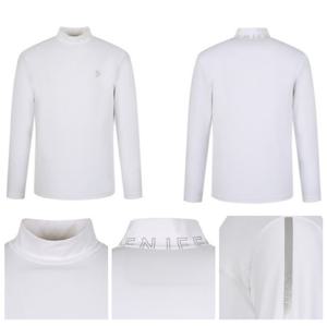 [벤제프][벤제프골프] 남성 뒷넥 프린트 하이넥티 BQ4MMTL101WH