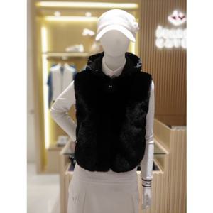 [파리게이츠]521E4JV301_BK-여성 퍼 믹스 구스다운 베스트-(25년겨울)