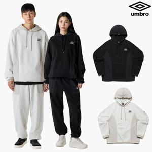 [엄브로] HBL 하이브리드 니트 후드티 UQ321CHD97