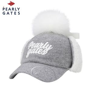 [파리게이츠] 여성 탈착 폼폼이 부클 이어워머 볼캡