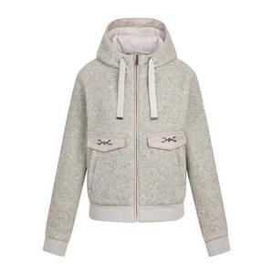 [팬텀][팬텀골프] 여성 포켓 장식 후드 울 점퍼 221E4JP107_MG_G