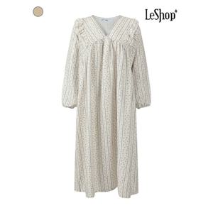 [르샵]블루 스몰 플라워 V넥 원피스 (BPAOP005A)