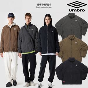 엄브로 클래식 패딩 봄버 자켓 UQ321CPJ92 3종