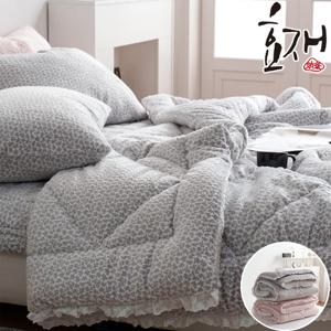 볼로스 롱파일 극세사 옥수수솜 차렵이불 베개세트(Q) by효재