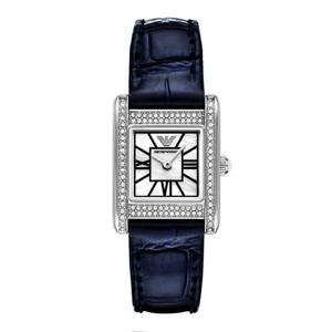 [공식본사정품] 아르마니 AR11718 (Genni) 제니 자개 스퀘어 여성 가죽시계