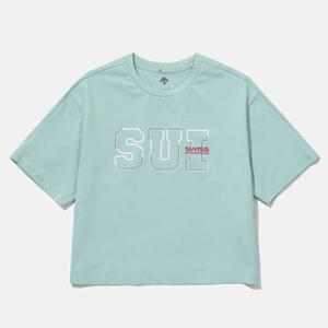 [데상트]데상트 SUI 팀 여성 크롭 티셔츠 SP222ITS53MNT0 티셔츠