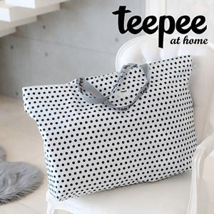 티피 타임 낮잠이불 방수가방 도트 화이트