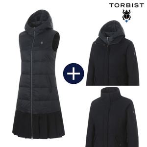 [톨비스트] (여성)3in1 구스다운 경량패딩 베스트 점퍼_GA8W1-WGJ820