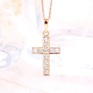 11월특가  [제메이스] 14K 심플 크로스 목걸이