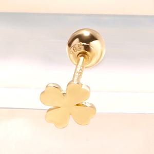 11월특가  [제메이스] 14K 네잎 크로바 피어싱 (1개)