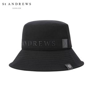 [세인트앤드류스] 남성 러버 로고 스트링 버킷햇
