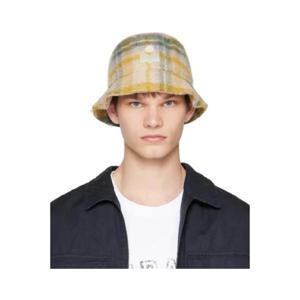 25 FW 이사벨 남성 베이지 체크 버킷햇 231600M140001