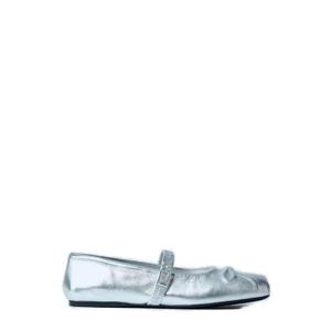 마르니 로고 엠보싱 발레 플랫 MJMS007700PR6 95N20 TP934962006