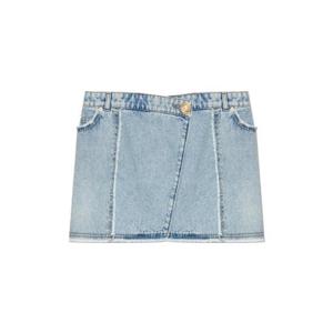 발망 로고 패치 데님 미니 스커트 EF0LA535DF75 6FCB TP935845504