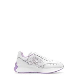 Alexander McQueen 로고 자수 레이스업 스니커즈 687995WIC9K 8888 TP946599057