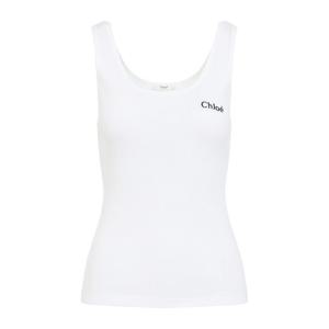 끌로에 리브 스쿱 넥 저지 탱크 탑 CH25SJH12180 101