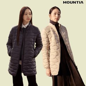 마운티아 최신상 여성 경량 롱다운자켓 1종