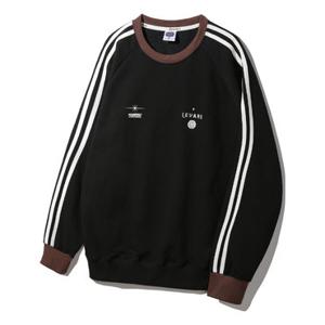 앨빈클로 매니페스트 배색 트랙 오버핏 맨투맨 MAR866 (4 COLOR)